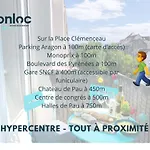 아파트 Au Palais Des Pyrenees! Hyper Centre -clim-balcon-parking Gratuit *